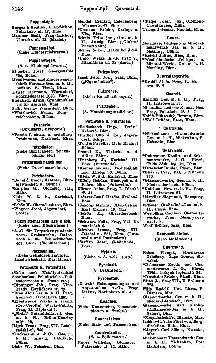 Compass. Kommerzieller Teil 1926: Tschechoslowakei. - Page 2238