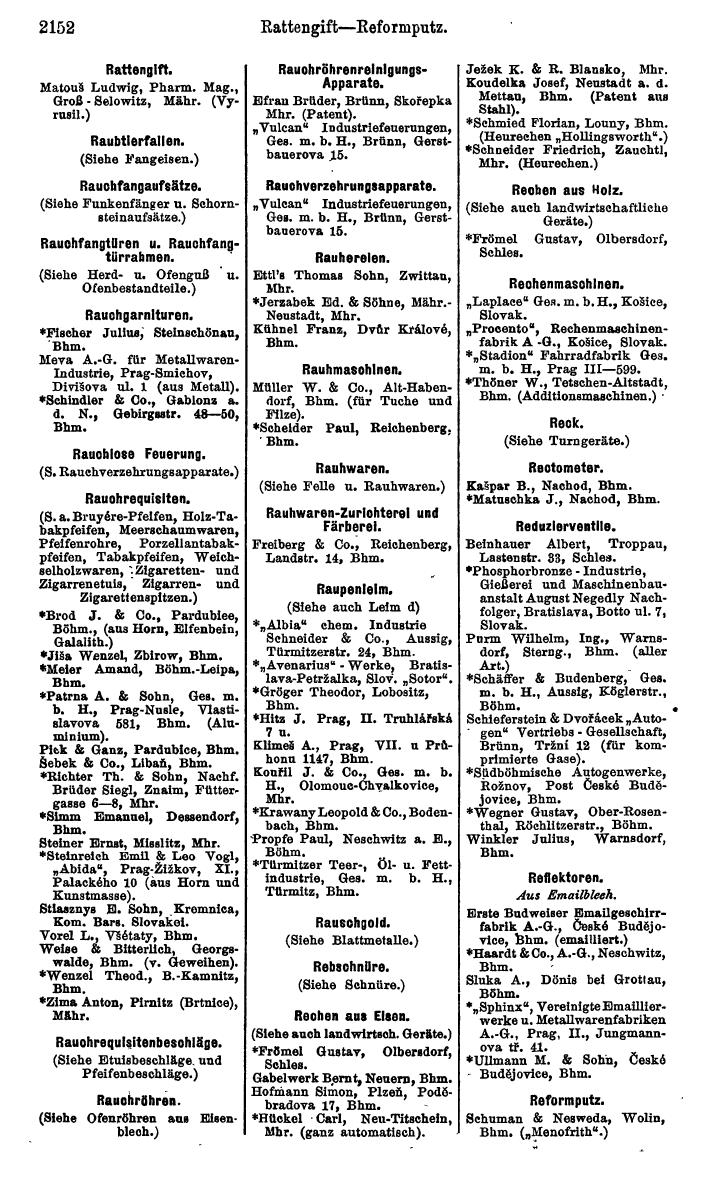 Compass. Kommerzieller Teil 1926: Tschechoslowakei. - Page 2242