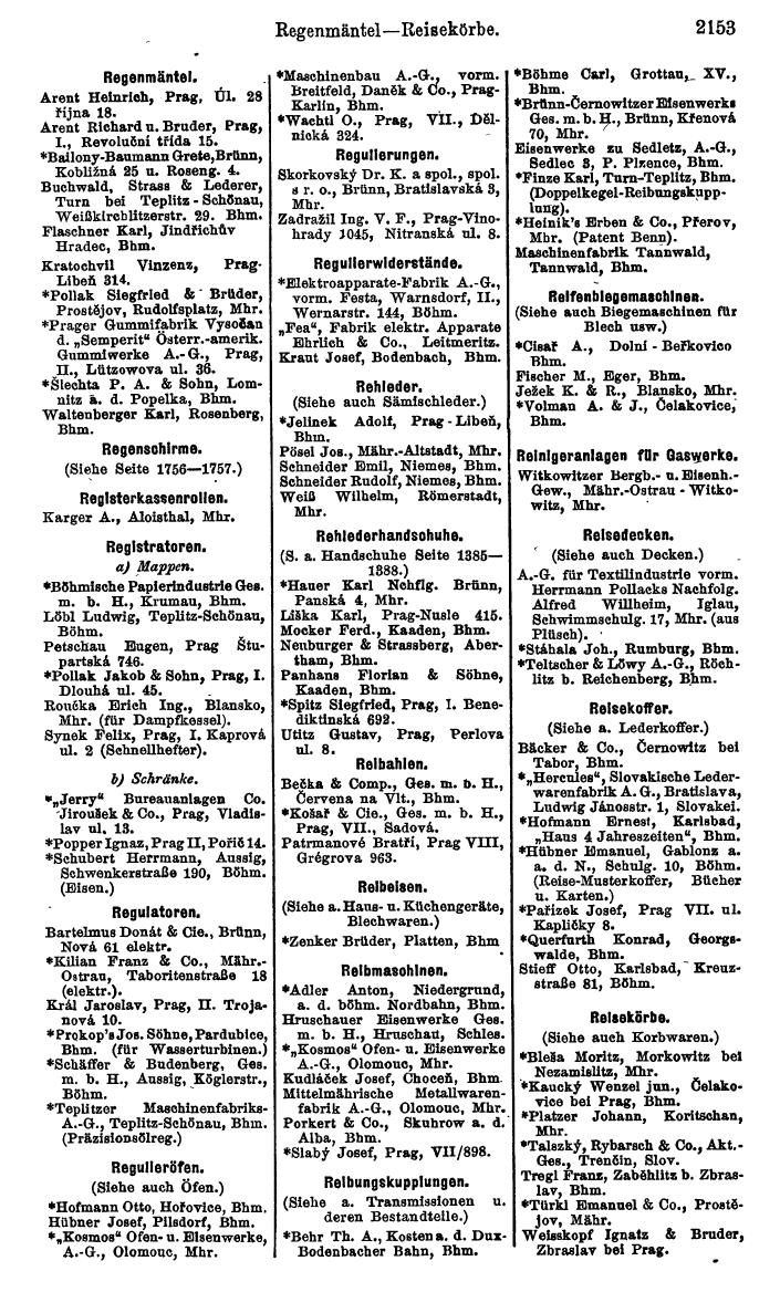 Compass. Kommerzieller Teil 1926: Tschechoslowakei. - Page 2243