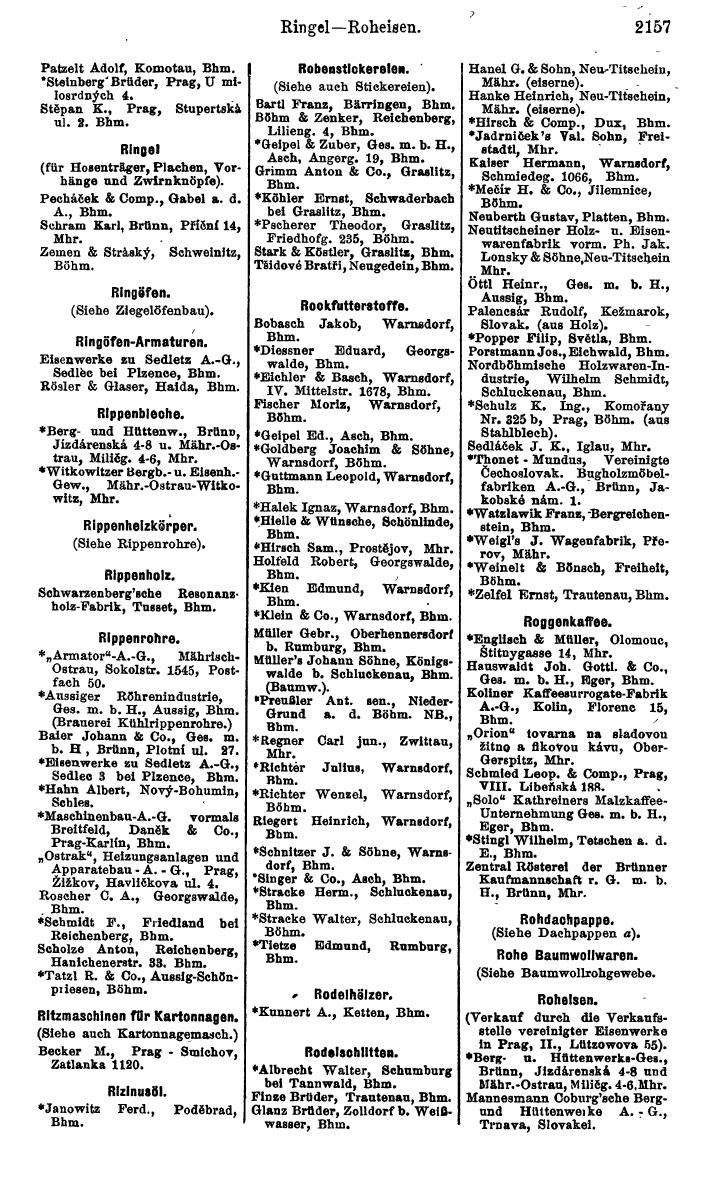 Compass. Kommerzieller Teil 1926: Tschechoslowakei. - Page 2247