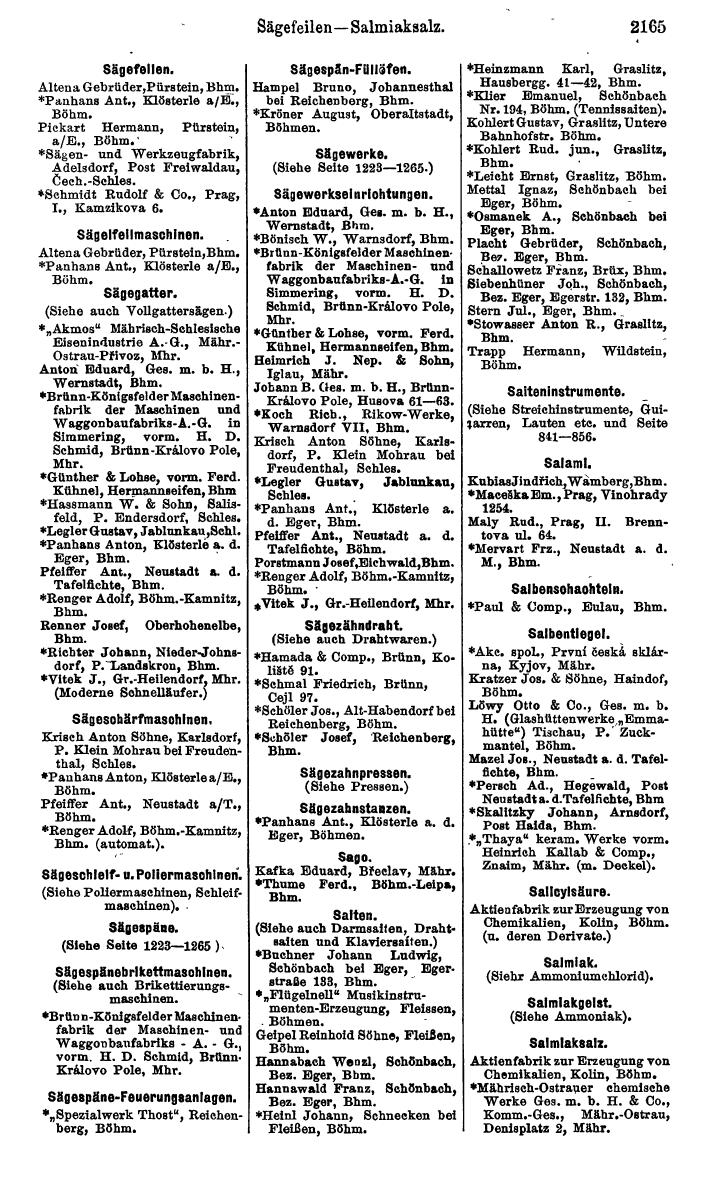Compass. Kommerzieller Teil 1926: Tschechoslowakei. - Page 2255