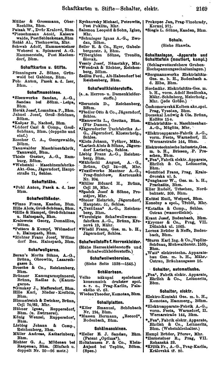 Compass. Kommerzieller Teil 1926: Tschechoslowakei. - Page 2259