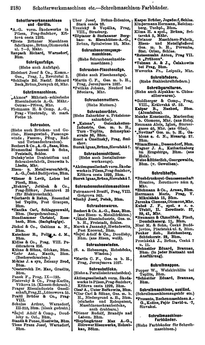 Compass. Kommerzieller Teil 1926: Tschechoslowakei. - Page 2272