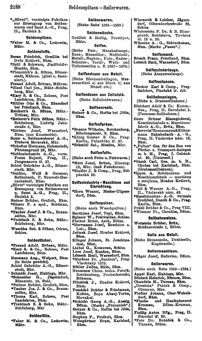 Compass. Kommerzieller Teil 1926: Tschechoslowakei. - Page 2280