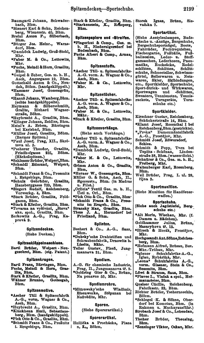 Compass. Kommerzieller Teil 1926: Tschechoslowakei. - Page 2291