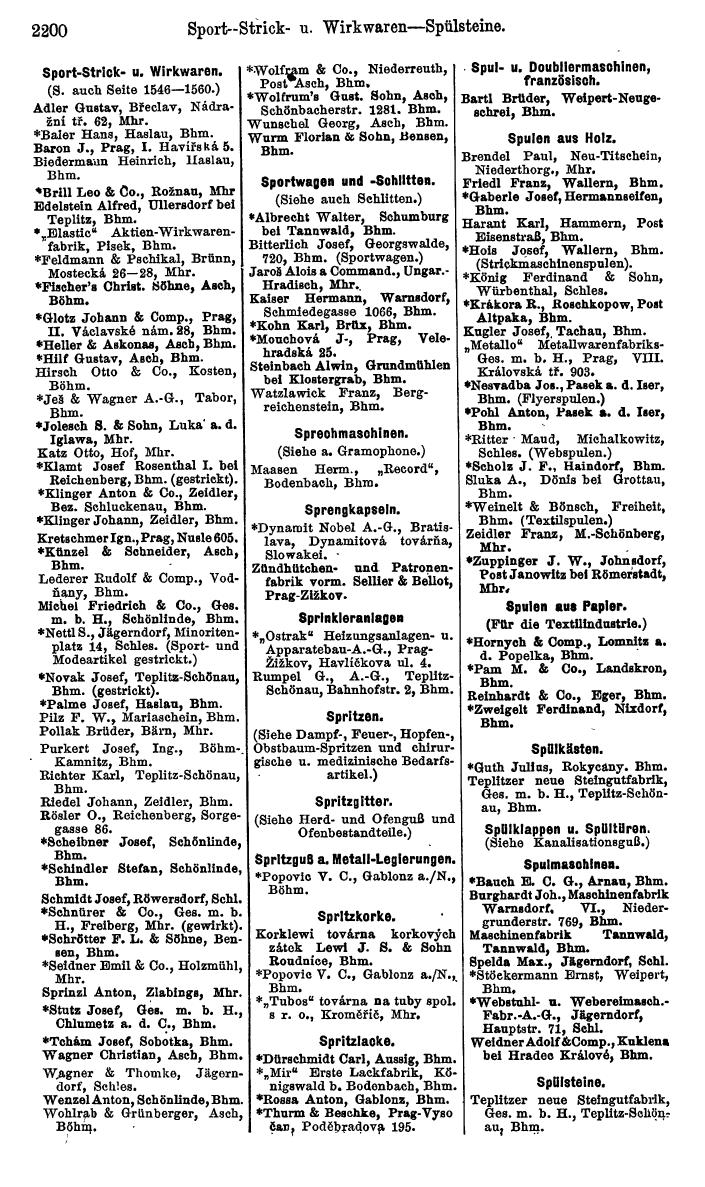 Compass. Kommerzieller Teil 1926: Tschechoslowakei. - Page 2292