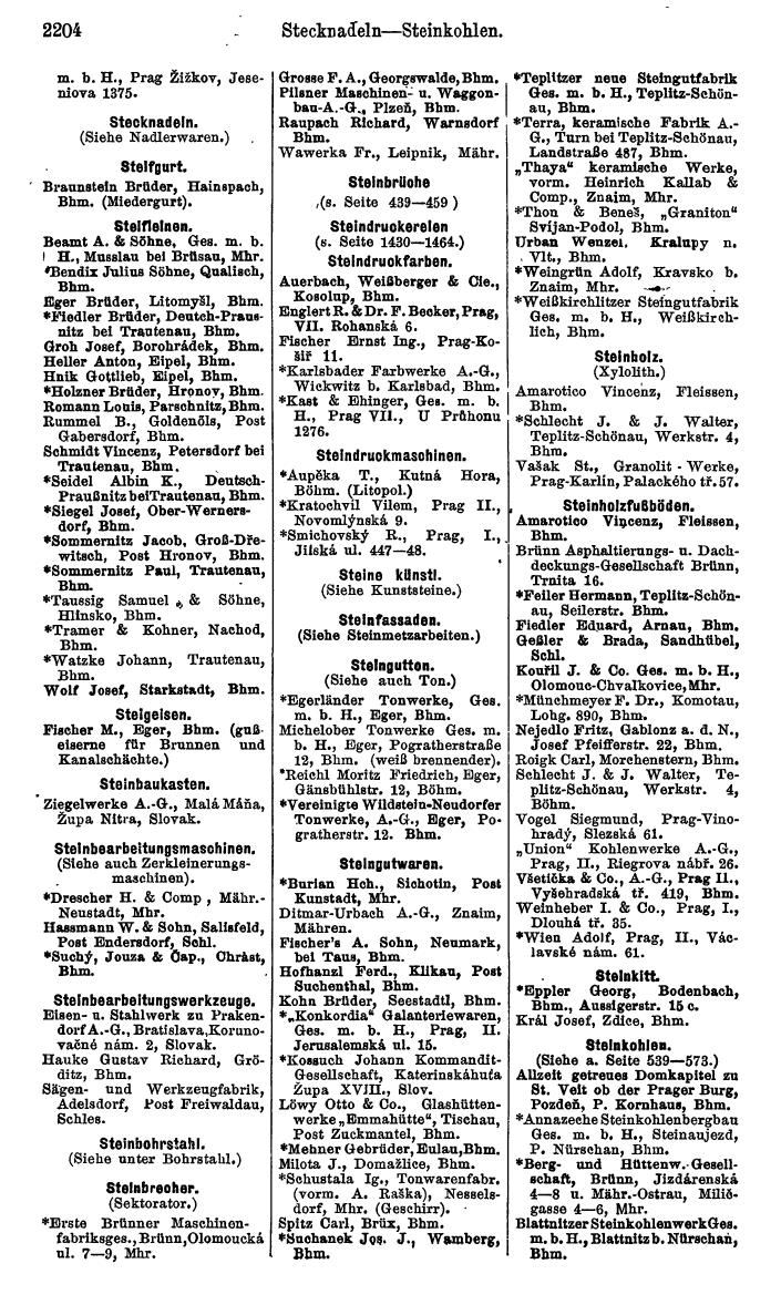 Compass. Kommerzieller Teil 1926: Tschechoslowakei. - Page 2296