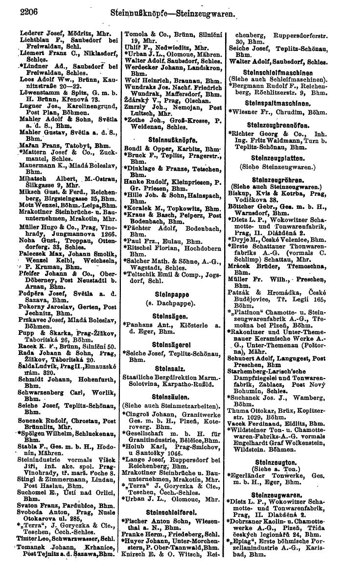 Compass. Kommerzieller Teil 1926: Tschechoslowakei. - Page 2298