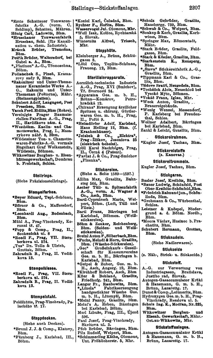Compass. Kommerzieller Teil 1926: Tschechoslowakei. - Page 2299