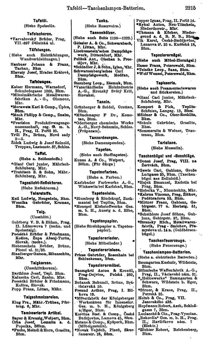 Compass. Kommerzieller Teil 1926: Tschechoslowakei. - Page 2307