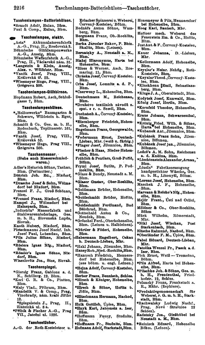 Compass. Kommerzieller Teil 1926: Tschechoslowakei. - Page 2308