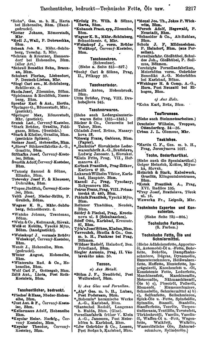 Compass. Kommerzieller Teil 1926: Tschechoslowakei. - Page 2309