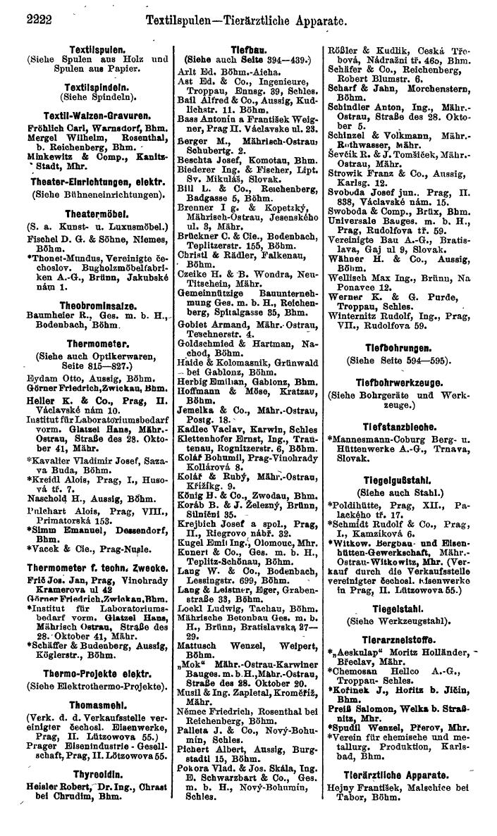 Compass. Kommerzieller Teil 1926: Tschechoslowakei. - Page 2314