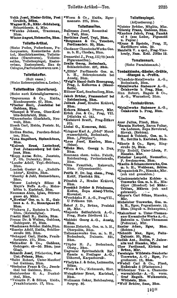 Compass. Kommerzieller Teil 1926: Tschechoslowakei. - Page 2317