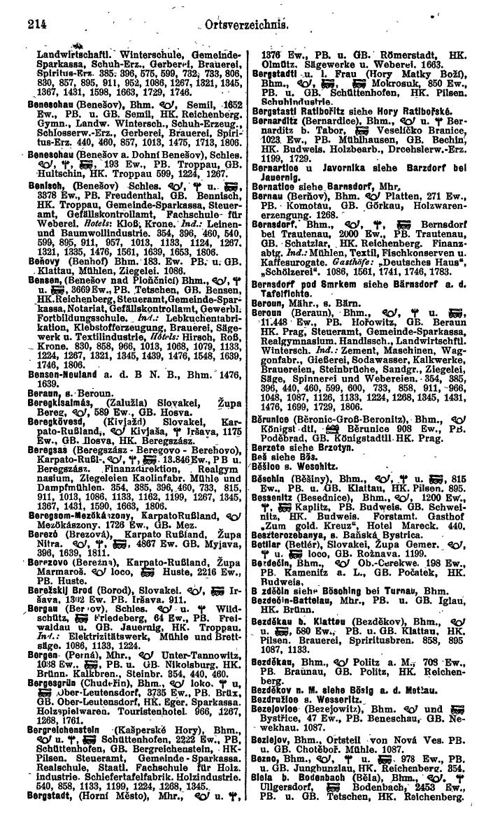 Compass. Kommerzieller Teil 1926: Tschechoslowakei. - Page 232