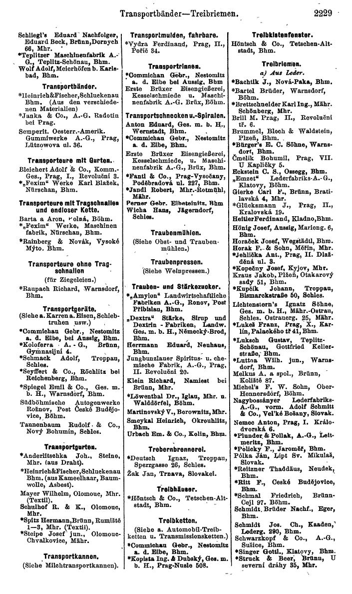 Compass. Kommerzieller Teil 1926: Tschechoslowakei. - Page 2321