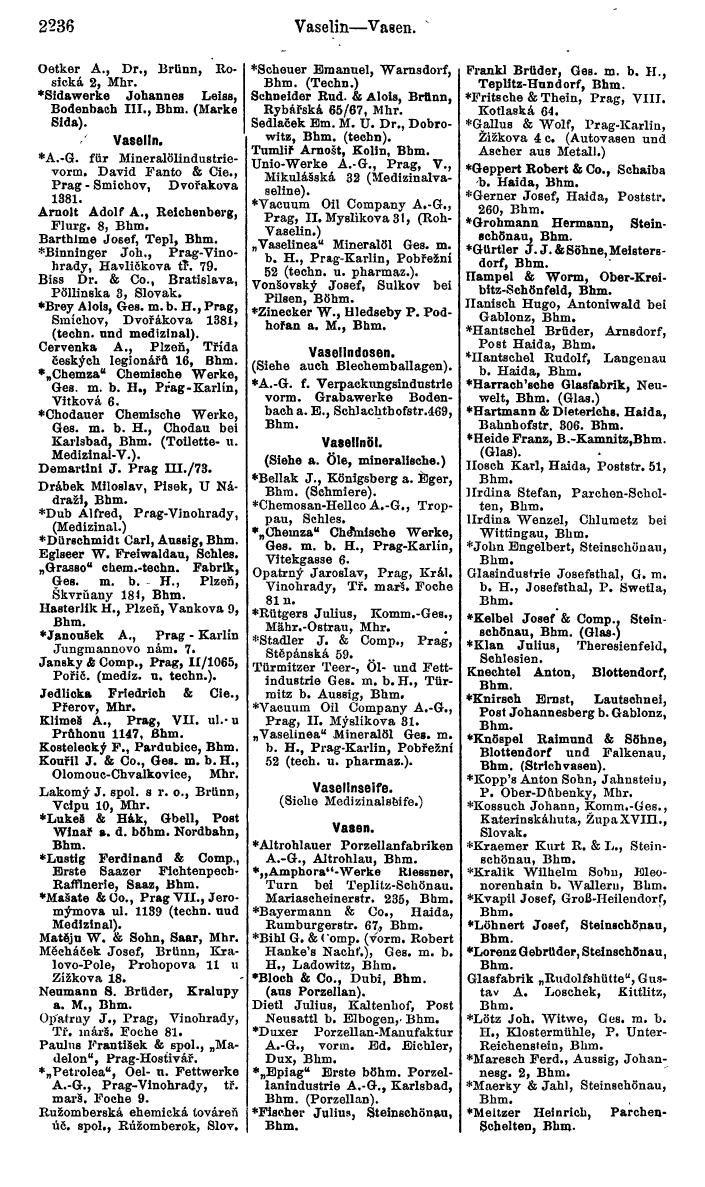 Compass. Kommerzieller Teil 1926: Tschechoslowakei. - Page 2328