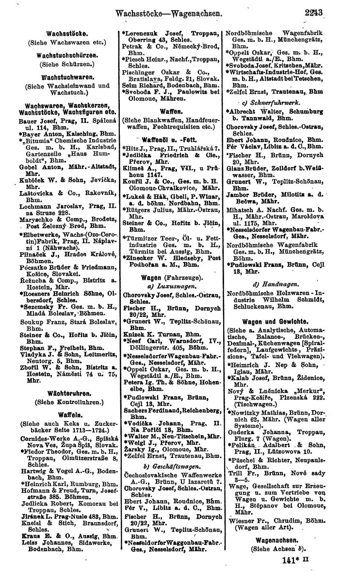 Compass. Kommerzieller Teil 1926: Tschechoslowakei. - Page 2335