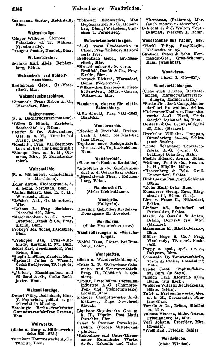 Compass. Kommerzieller Teil 1926: Tschechoslowakei. - Page 2338