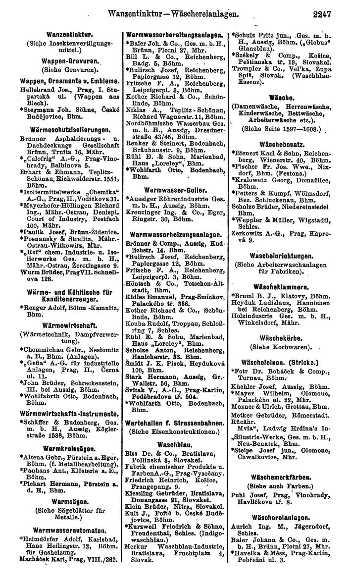 Compass. Kommerzieller Teil 1926: Tschechoslowakei. - Page 2339
