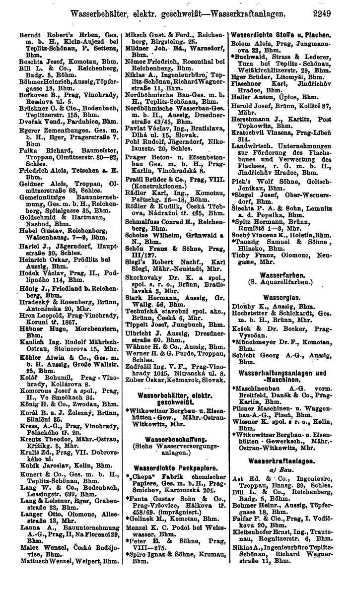 Compass. Kommerzieller Teil 1926: Tschechoslowakei. - Page 2341