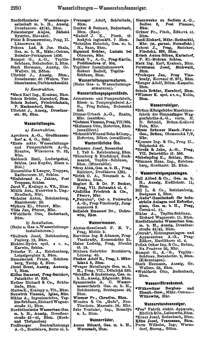 Compass. Kommerzieller Teil 1926: Tschechoslowakei. - Page 2342