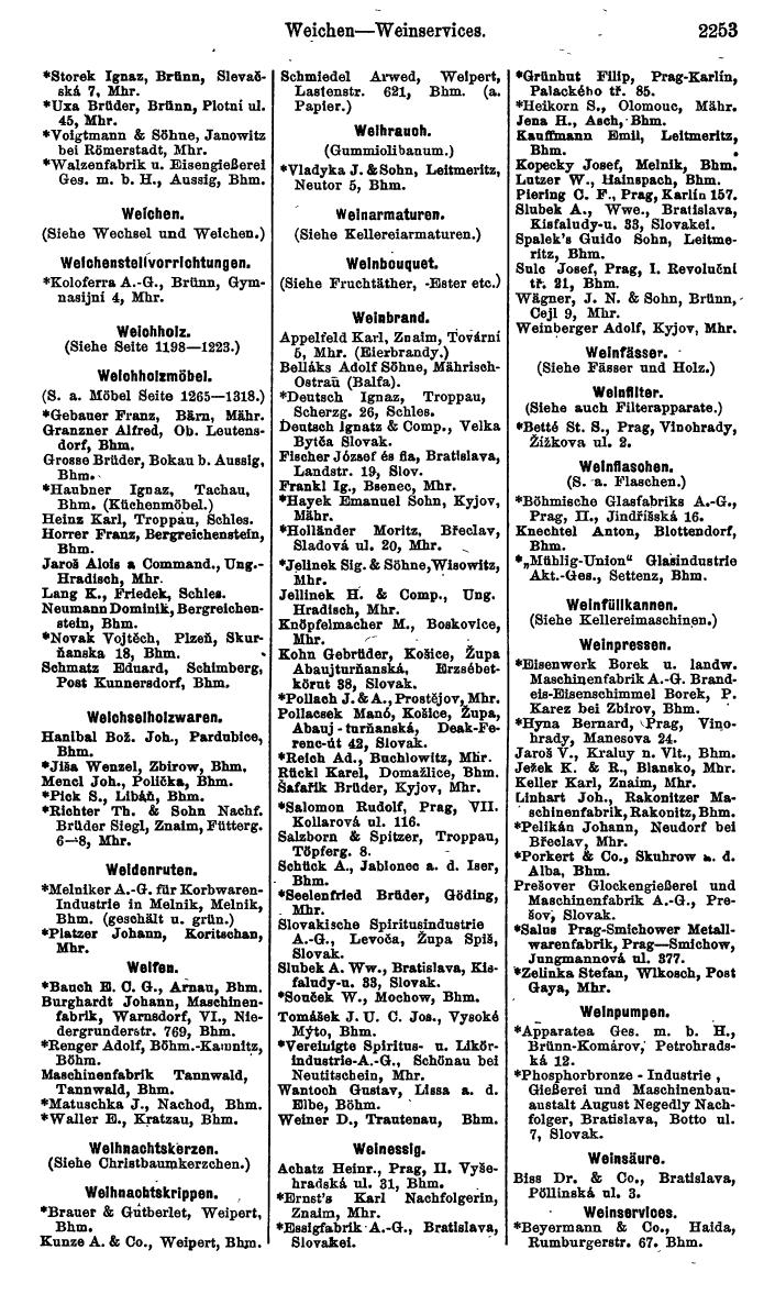 Compass. Kommerzieller Teil 1926: Tschechoslowakei. - Page 2345