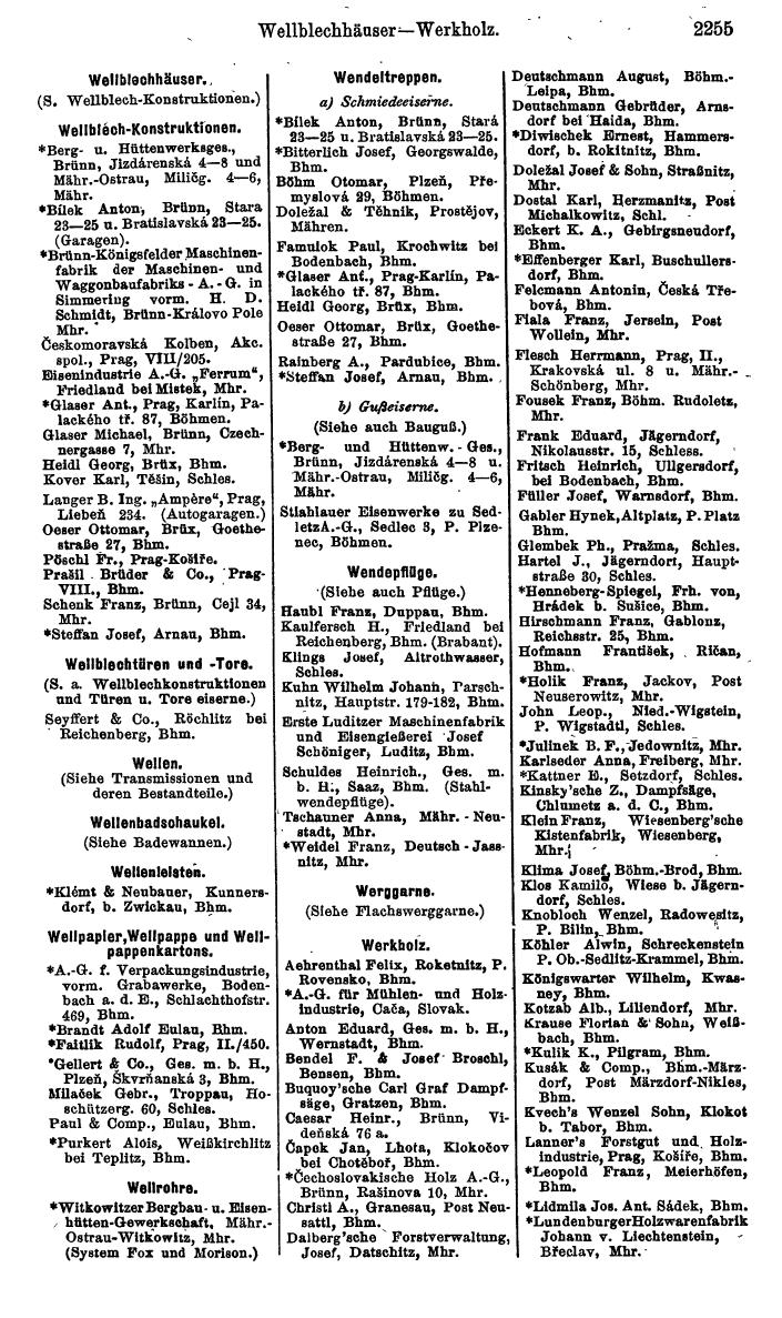 Compass. Kommerzieller Teil 1926: Tschechoslowakei. - Page 2347