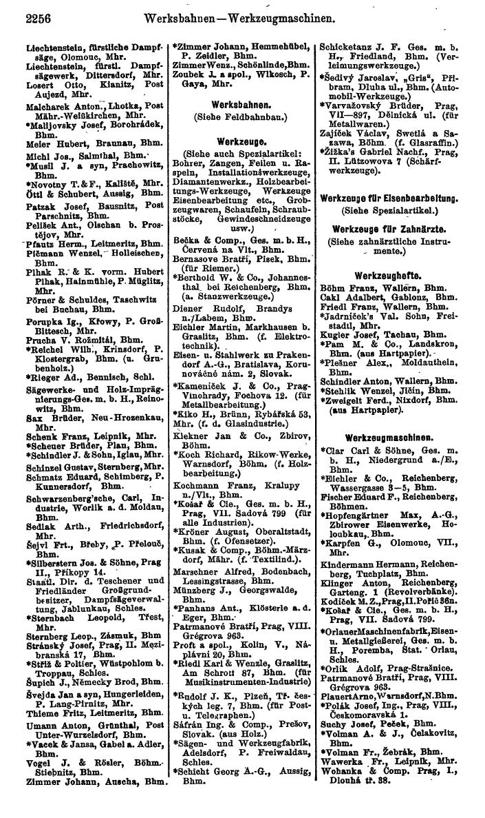 Compass. Kommerzieller Teil 1926: Tschechoslowakei. - Page 2348