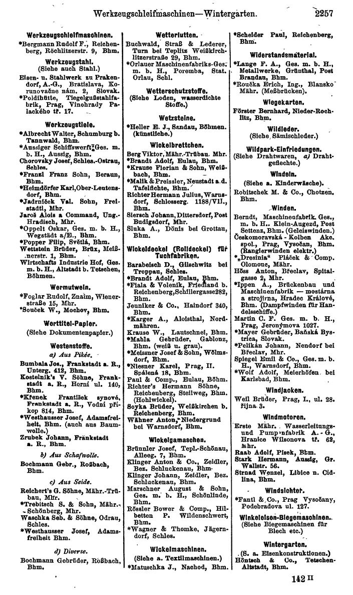 Compass. Kommerzieller Teil 1926: Tschechoslowakei. - Page 2349