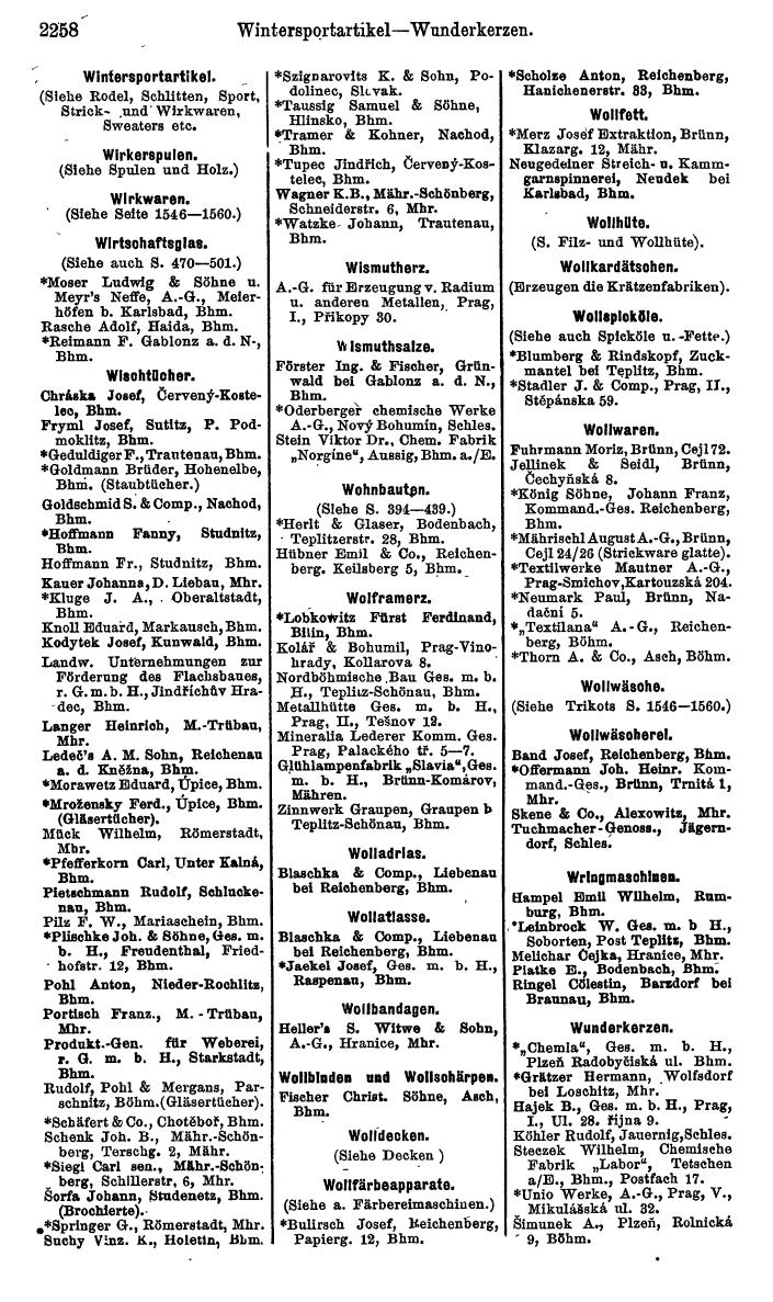 Compass. Kommerzieller Teil 1926: Tschechoslowakei. - Page 2350