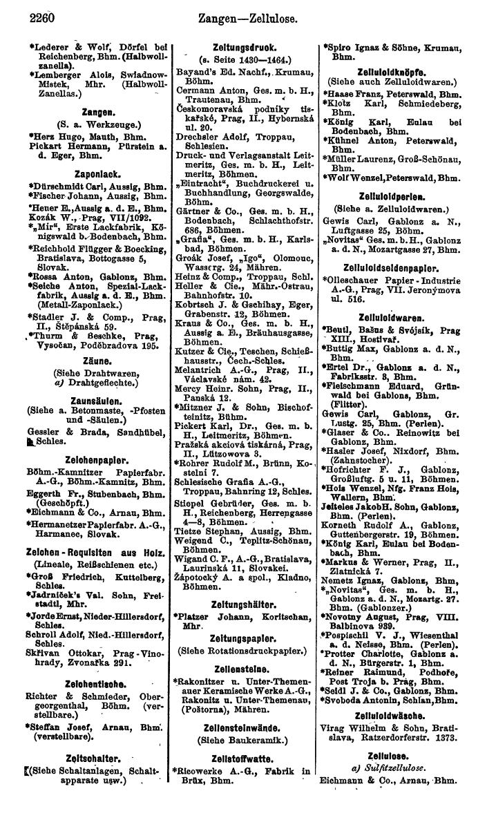 Compass. Kommerzieller Teil 1926: Tschechoslowakei. - Page 2352