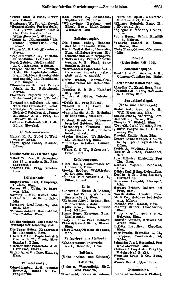 Compass. Kommerzieller Teil 1926: Tschechoslowakei. - Page 2353