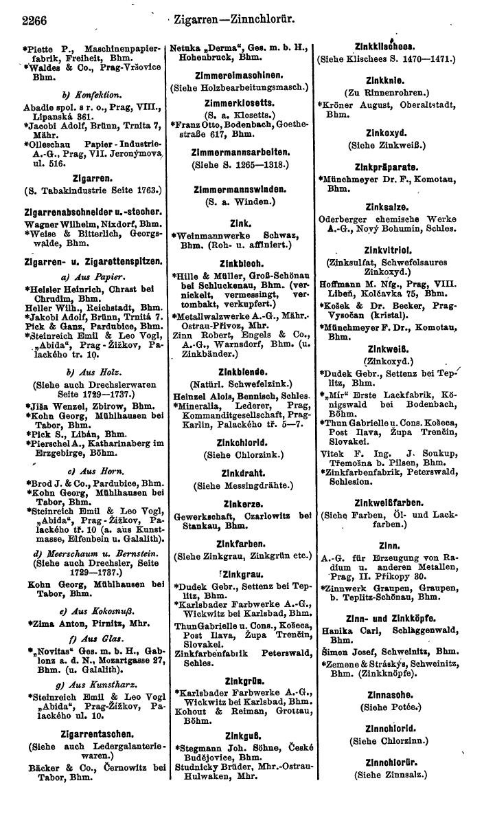 Compass. Kommerzieller Teil 1926: Tschechoslowakei. - Page 2358