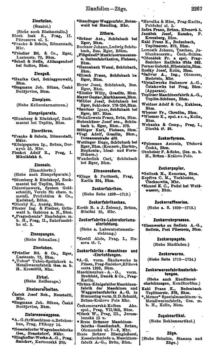 Compass. Kommerzieller Teil 1926: Tschechoslowakei. - Page 2359