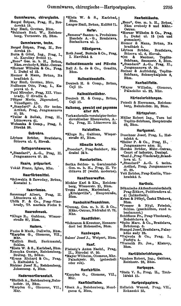 Compass. Kommerzieller Teil 1926: Tschechoslowakei. - Page 2387