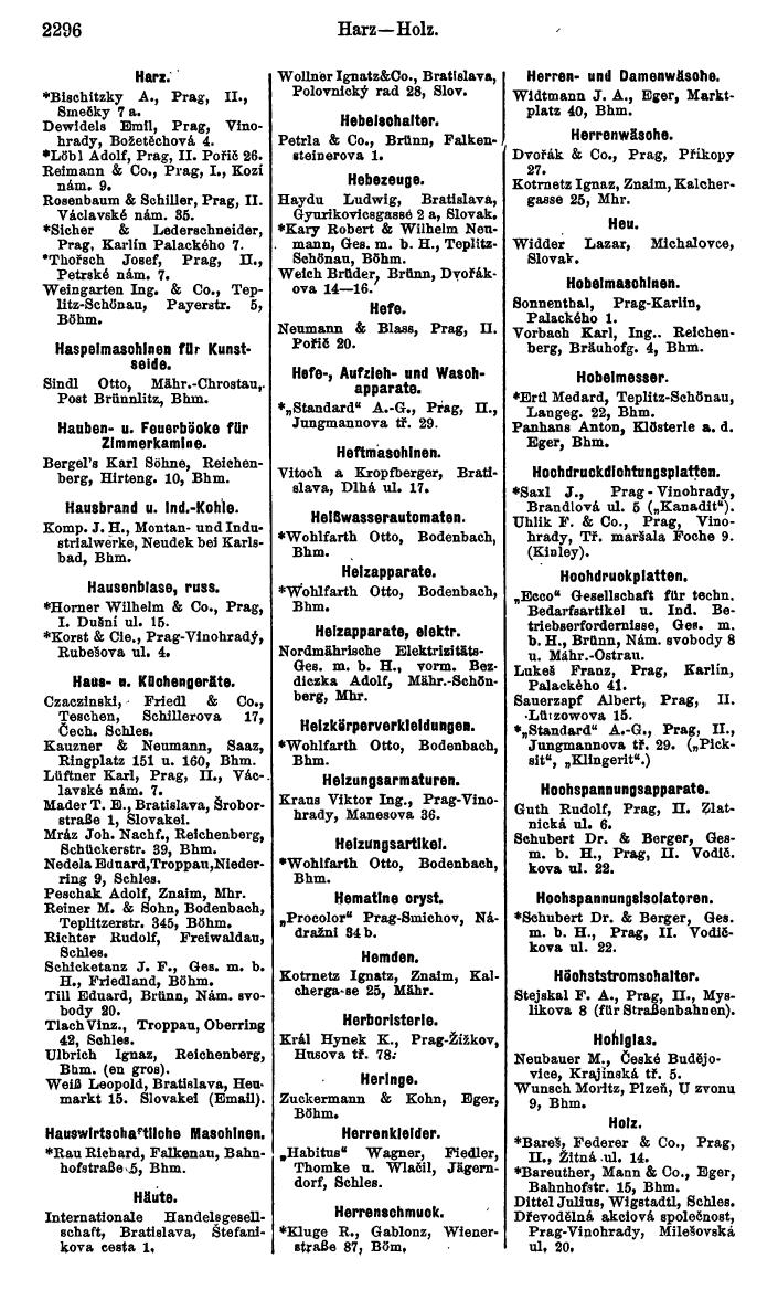 Compass. Kommerzieller Teil 1926: Tschechoslowakei. - Page 2388