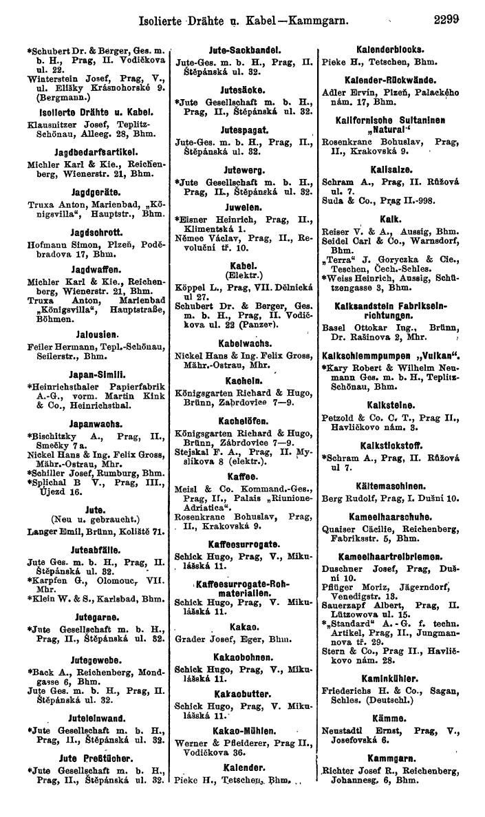 Compass. Kommerzieller Teil 1926: Tschechoslowakei. - Page 2391