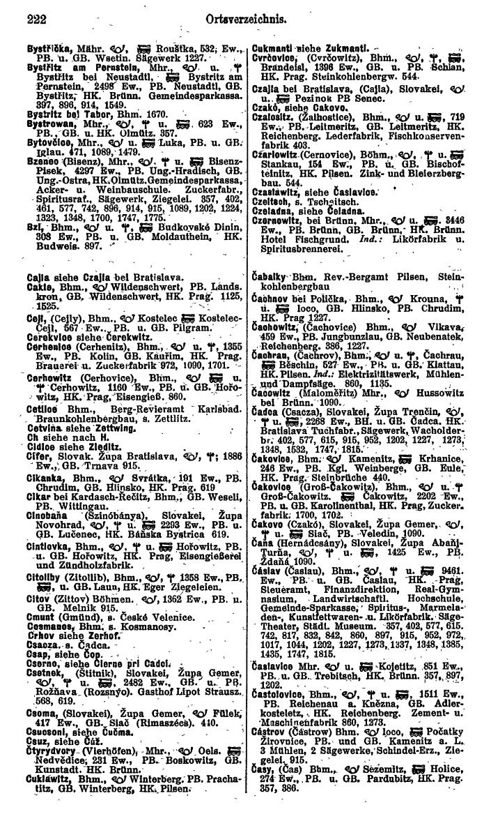 Compass. Kommerzieller Teil 1926: Tschechoslowakei. - Page 240
