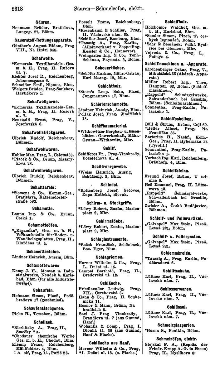 Compass. Kommerzieller Teil 1926: Tschechoslowakei. - Page 2410