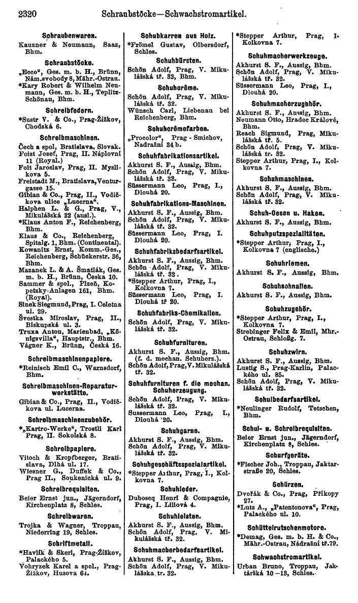 Compass. Kommerzieller Teil 1926: Tschechoslowakei. - Page 2412