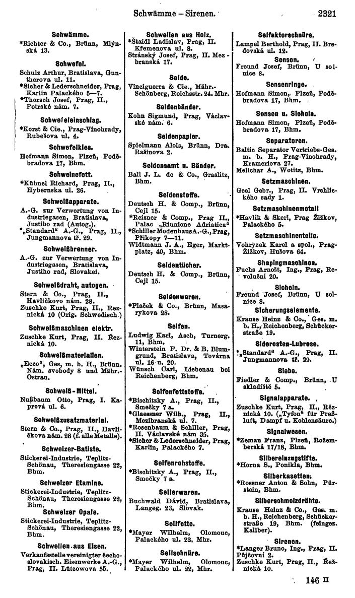 Compass. Kommerzieller Teil 1926: Tschechoslowakei. - Page 2413