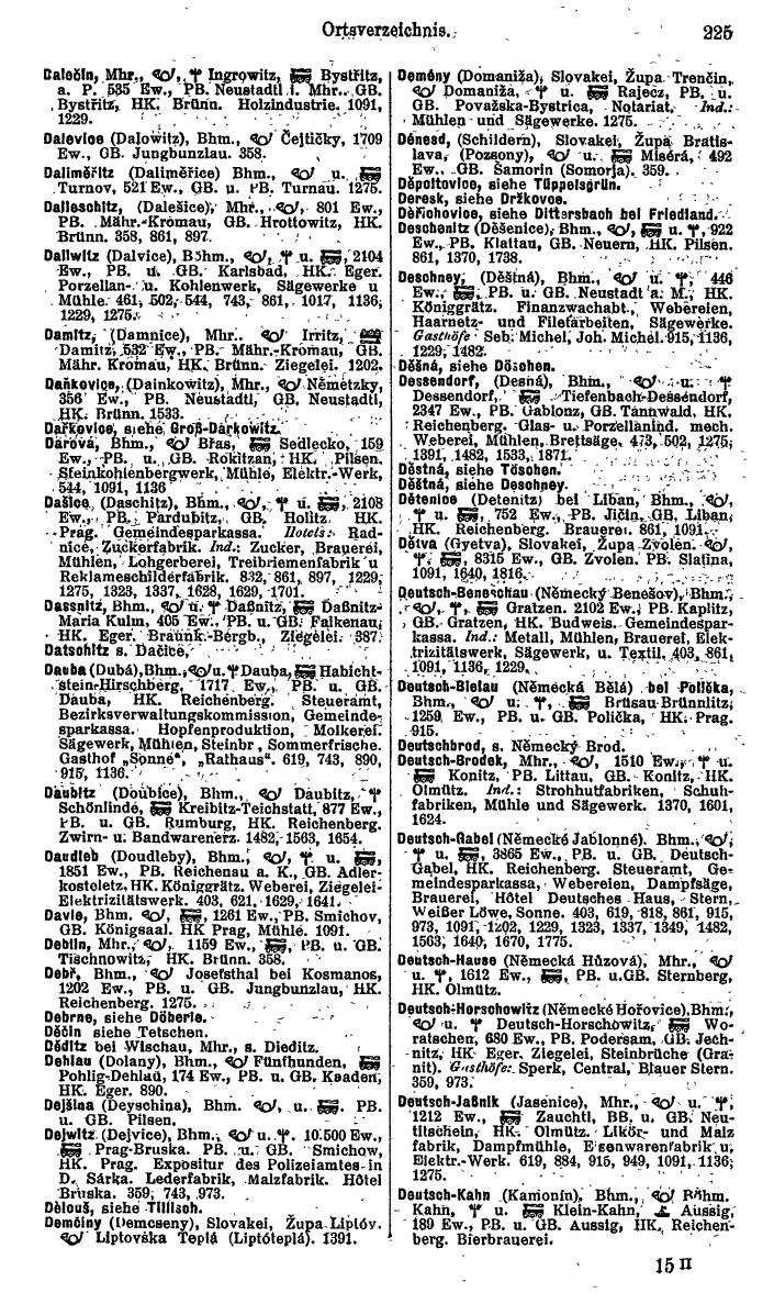 Compass. Kommerzieller Teil 1926: Tschechoslowakei. - Page 243