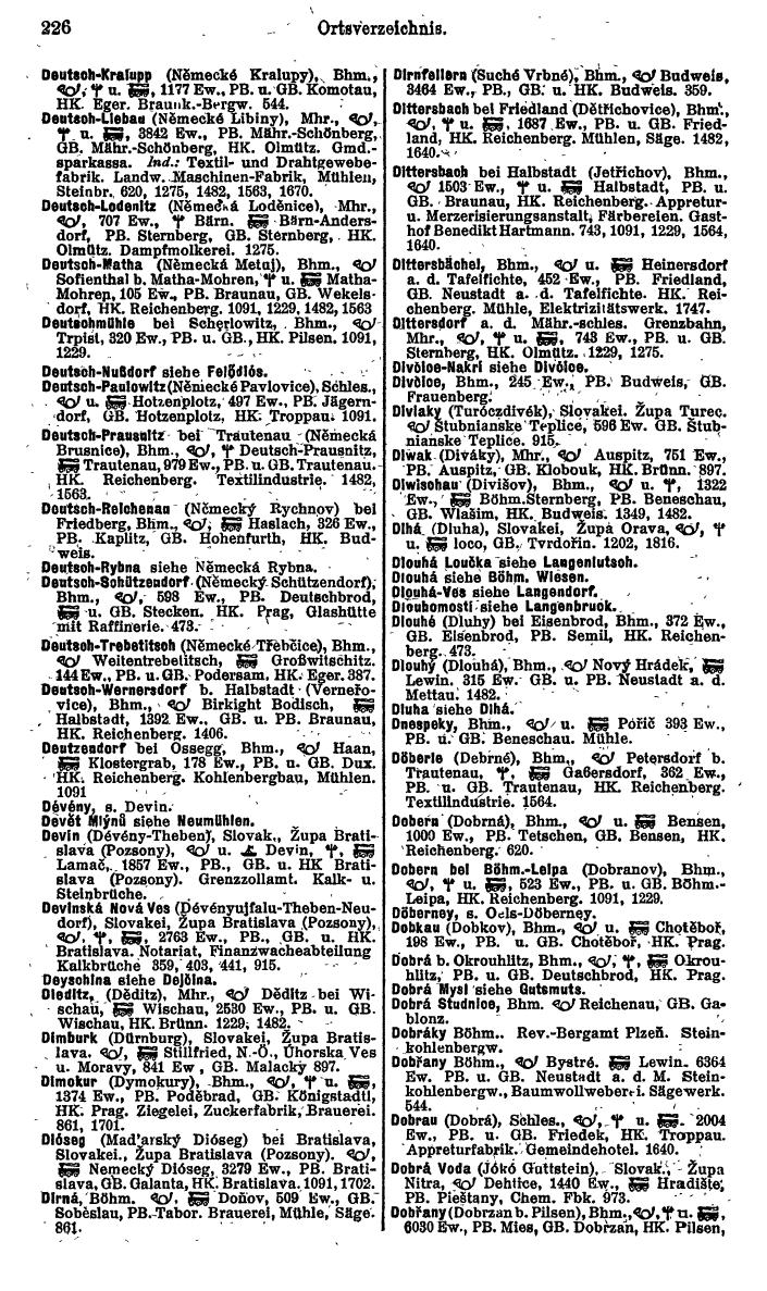 Compass. Kommerzieller Teil 1926: Tschechoslowakei. - Page 244