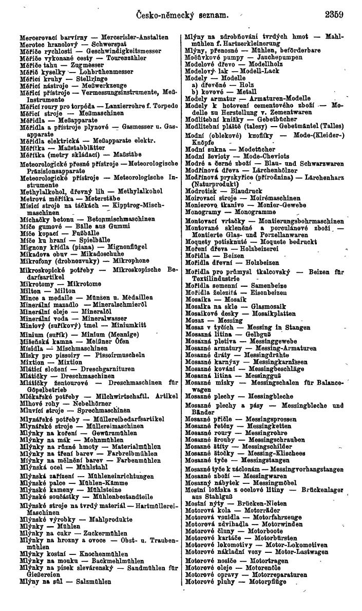 Compass. Kommerzieller Teil 1926: Tschechoslowakei. - Seite 2451