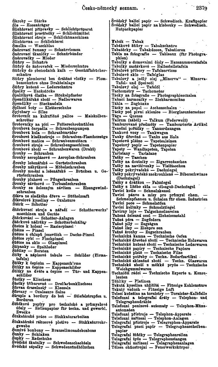 Compass. Kommerzieller Teil 1926: Tschechoslowakei. - Page 2471