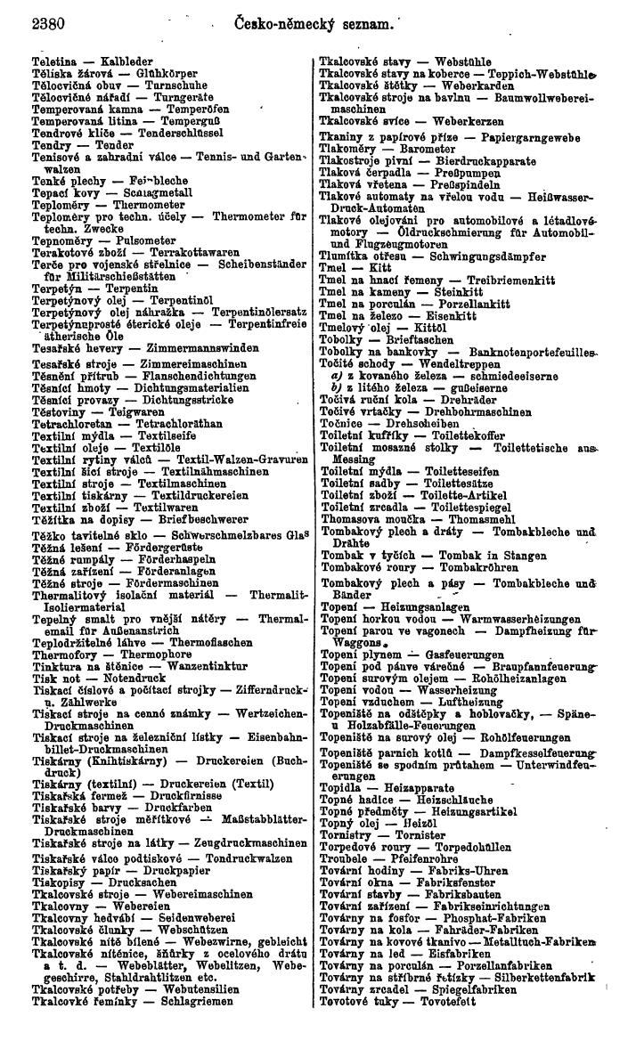 Compass. Kommerzieller Teil 1926: Tschechoslowakei. - Page 2472