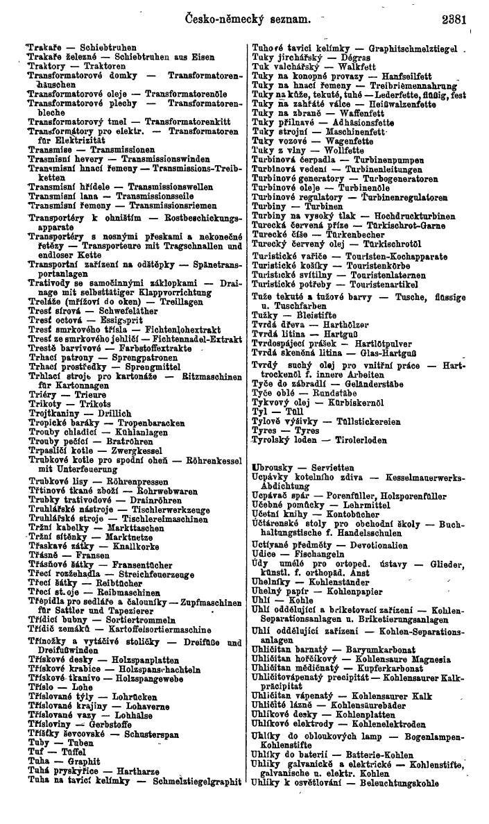 Compass. Kommerzieller Teil 1926: Tschechoslowakei. - Seite 2473