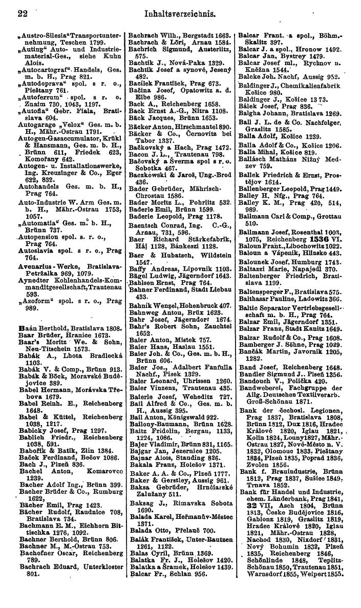 Compass. Kommerzieller Teil 1926: Tschechoslowakei. - Seite 26