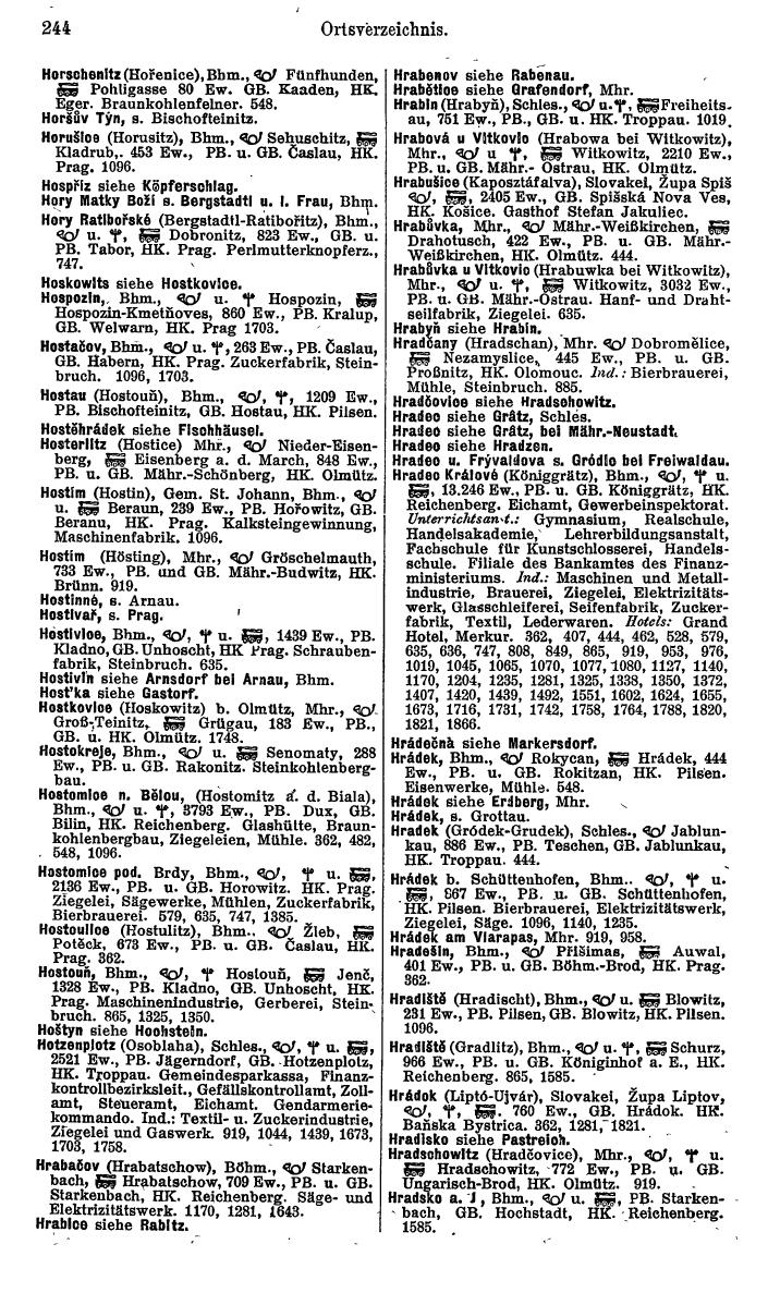 Compass. Kommerzieller Teil 1926: Tschechoslowakei. - Page 262
